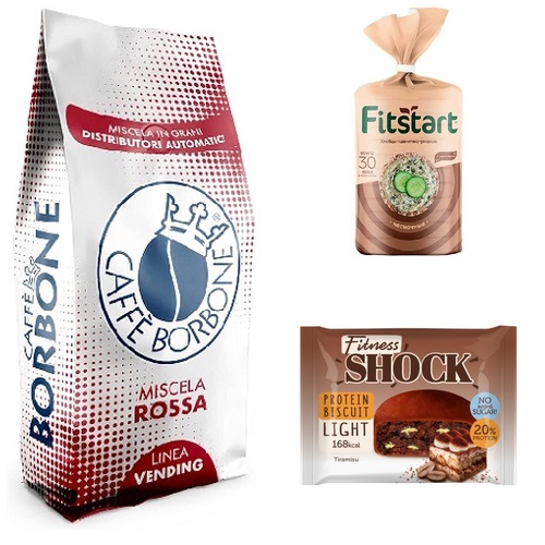 Кофе зерно, хлебцы и FitnesShock Кофе зерно, хлебцы и FitnesShock